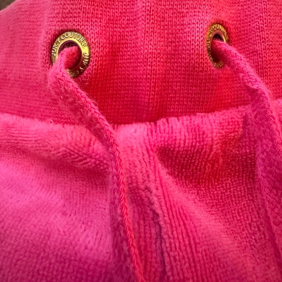 Juicy Couture Hot Pink Plush Joggers. Size Medium. - Picture 5 of 17